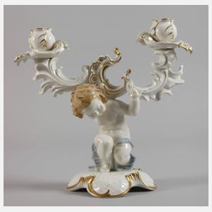 Hutschenreuther "Putto mit Leuchter"