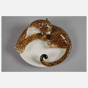 Hutschenreuther "Ascher mit Leopard"