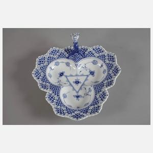 Kopenhagen Blattschale "Musselmalet Vollspitze"