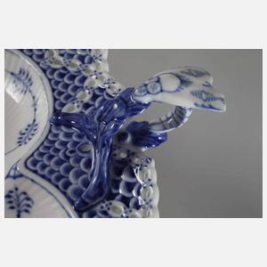 Kopenhagen Blattschale "Musselmalet Vollspitze"