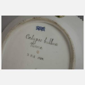 Kopenhagen Blattschale "Flora danica-Stil"