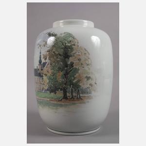 Kopenhagen große Unikatvase Schlossansicht