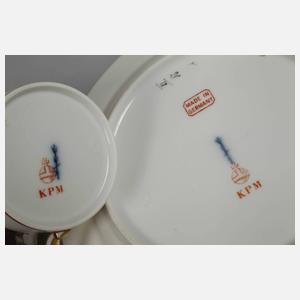 KPM Berlin Mokkagedeck Windendekor