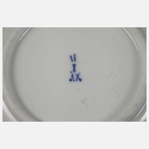 Meissen zwölf Durchbruchteller "Zwiebelmuster"