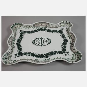 Meissen Tablett Weinlaubdekor