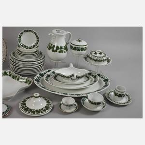 Meissen großes Konvolut Weinlaubdekor