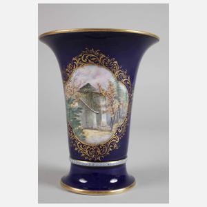 Meissen Trichtervase Ansicht Goethehäuschen