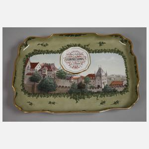 Meissen Schreibzeug Stadtansicht