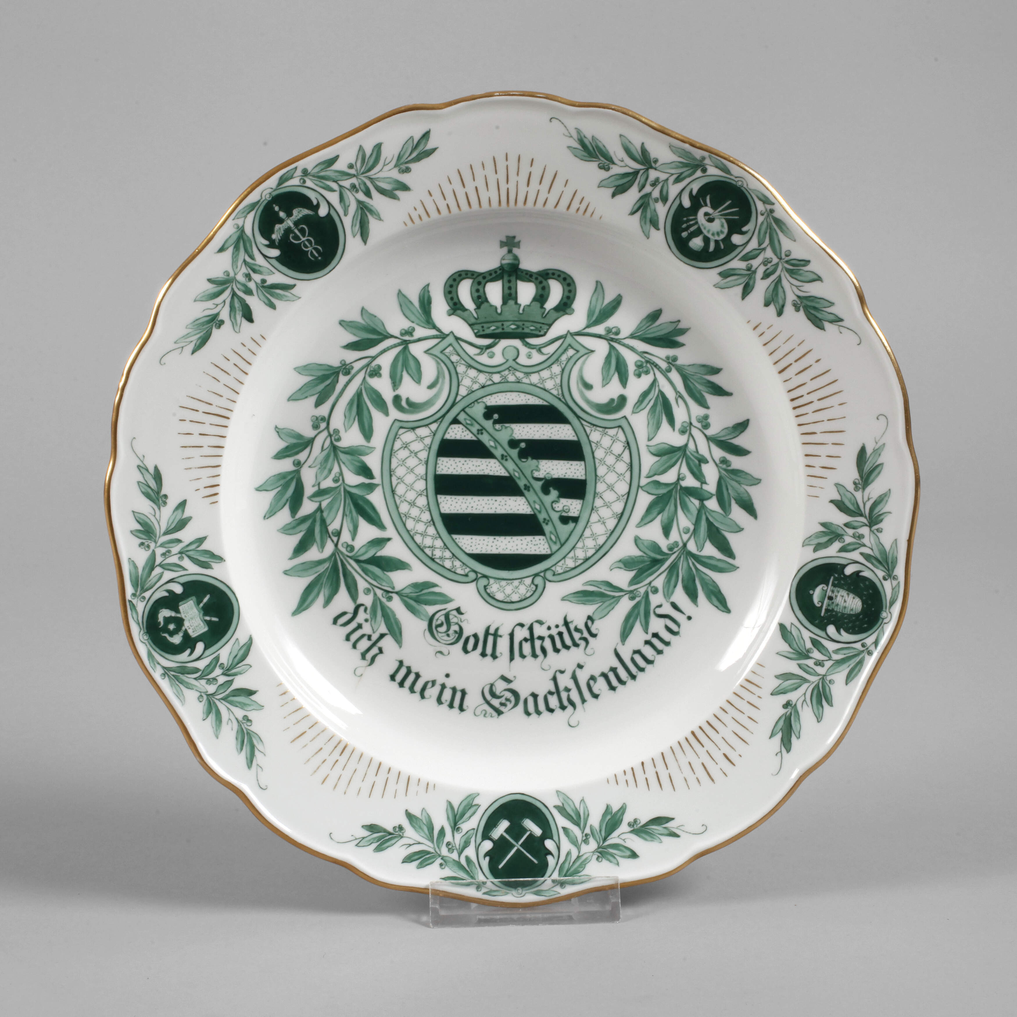 Meissen Zunftteller Sachsen