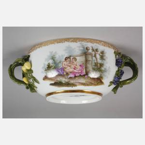 Meissen prunkvolle Bouillontasse Marcolinizeit
