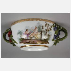 Meissen prunkvolle Bouillontasse Marcolinizeit