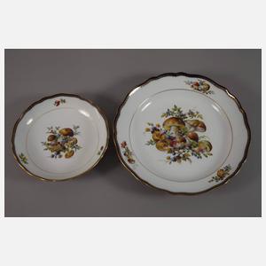 Meissen Speiseservice mit seltener Pilzmalerei