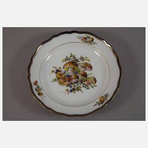 Meissen Speiseservice mit seltener Pilzmalerei