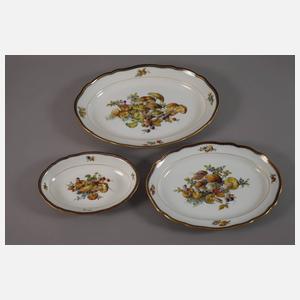 Meissen Speiseservice mit seltener Pilzmalerei