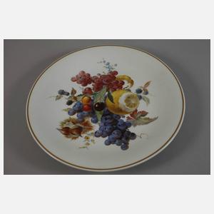 Meissen zwei Wandteller "Frucht-/Blumenbukett"