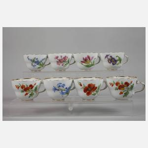 Meissen sieben Gedecke "Blume 1"