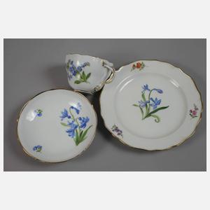 Meissen sieben Gedecke "Blume 1"