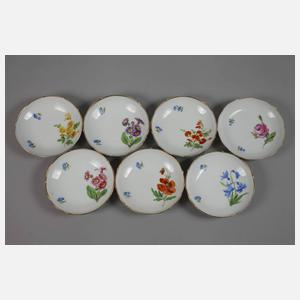 Meissen sieben Gedecke "Blume 1"