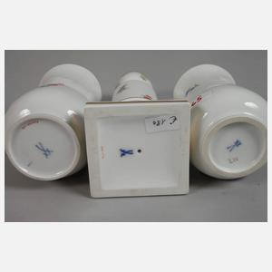 Meissen Konvolut Blumenmalerei