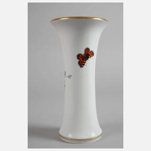 Meissen Flötenvase Herbstbukett