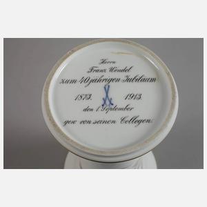 Meissen Flötenvase Herbstbukett