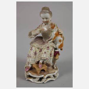 Meissen Genrefigur und Gärtnerkind