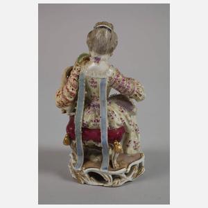 Meissen Genrefigur und Gärtnerkind