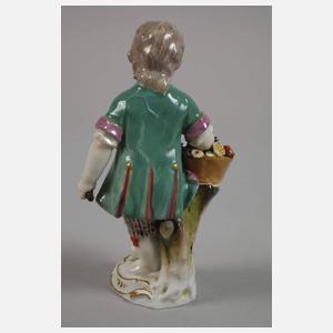 Meissen Genrefigur und Gärtnerkind
