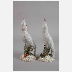 Nymphenburg Paar Kakadus