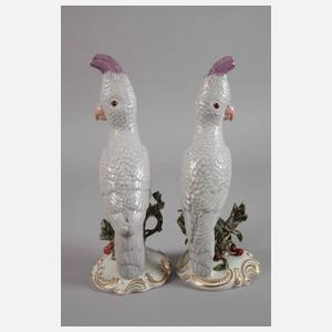 Nymphenburg Paar Kakadus