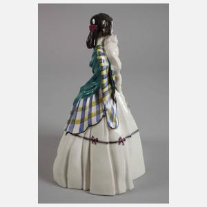 Schwarzburger Werkstätten "Dame mit Katze"