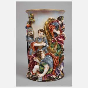 Thüringen Prunkvase Capodimonte-Stil