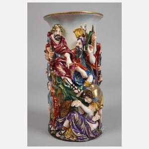 Thüringen Prunkvase Capodimonte-Stil