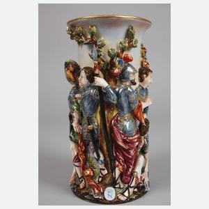 Thüringen Prunkvase Capodimonte-Stil