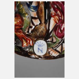 Thüringen Prunkvase Capodimonte-Stil