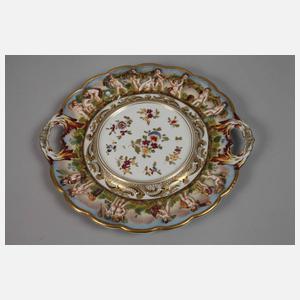 Thüringen Prunkterrine und Tasse Capodimonte-Stil