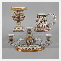 Thüringen Konvolut Zierporzellan Capodimonte-Stil111