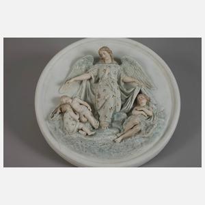 Volkstedt Paar religiöse Wandreliefs