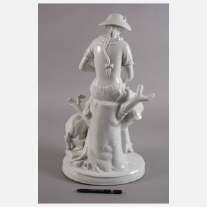 Volkstedt Mädchen mit Schaf