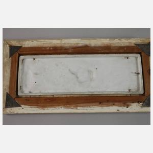 Volkstedt Reliefbild Amorette mit Frosch