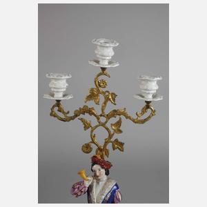 Paar Kostümfiguren als Kerzenleuchter