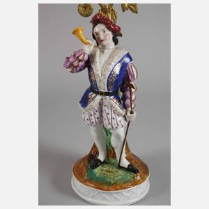 Paar Kostümfiguren als Kerzenleuchter