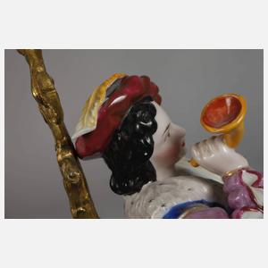 Paar Kostümfiguren als Kerzenleuchter