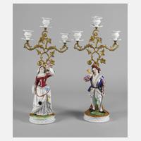 Paar Kostümfiguren als Kerzenleuchter111