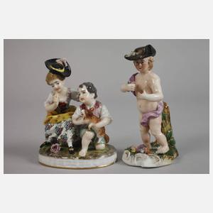 Konvolut Rokokofiguren