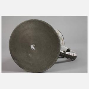 Erfurter Fayencewalzenkrug mit Chinoiserien