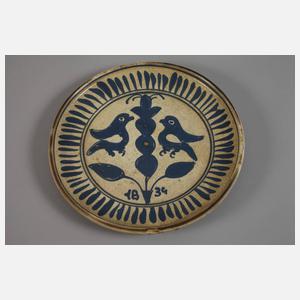 Zwei bäuerliche Wandteller