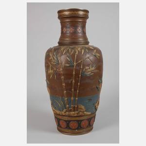 Villeroy & Boch Bodenvase mit Chinoiserien