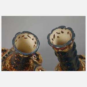 Zsolnay Pecs Vasenpaar