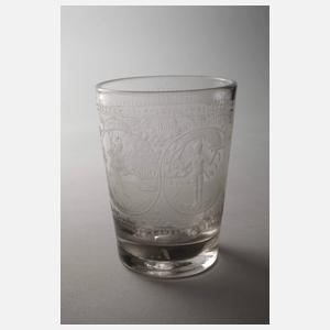 Feines Becherglas Böhmen